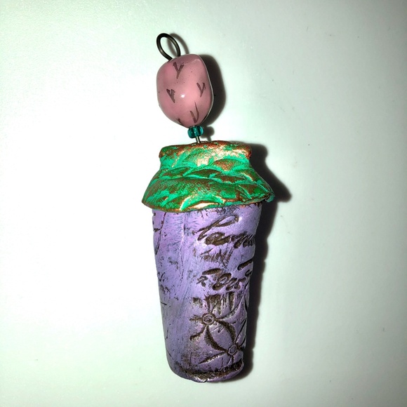 HANDMADE OWL ORNAMENT Bird Feeder Nest Handmade Modeling Clay Fimo Garden Decor - Picture 5 of 9